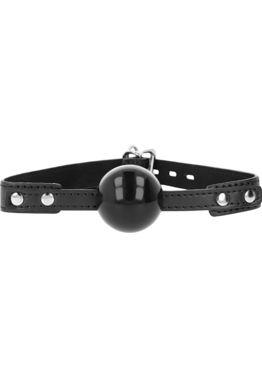 Φίμωτρο από δερματίνη σε μαύρο χρώμα, μήκους 60 εκ.