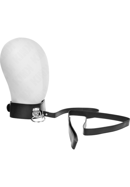 Κολάρο από δερματίνη σε μαύρο χρώμα