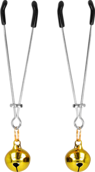 Μεταλλικοί σφιγκτήρες θηλών σε χρυσαφί χρώμα