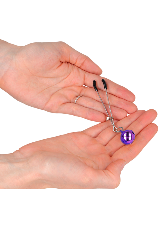 Μεταλλικοί σφιγκτήρες θηλών σε ασημί χρώμα