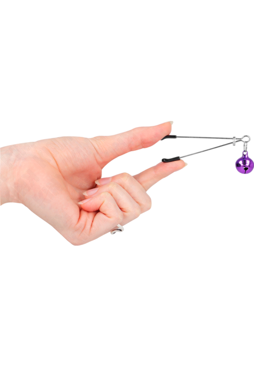 Μεταλλικοί σφιγκτήρες θηλών σε ασημί χρώμα