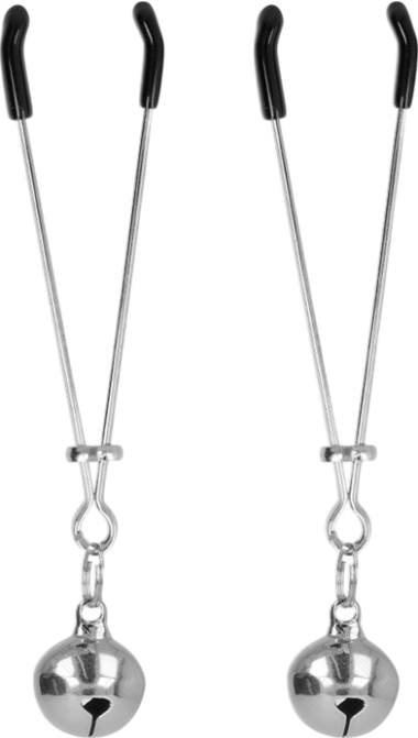 Μεταλλικοί σφιγκτήρες θηλών σε ασημί χρώμα