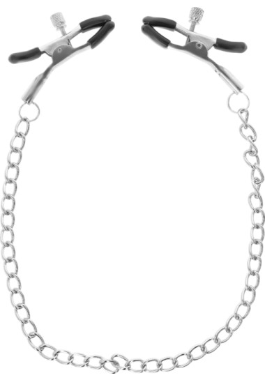 Μεταλλικοί σφιγκτήρες θηλών σε ασημί χρώμα