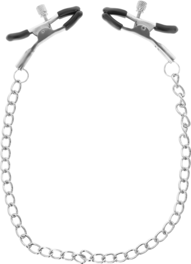 Μεταλλικοί σφιγκτήρες θηλών σε ασημί χρώμα