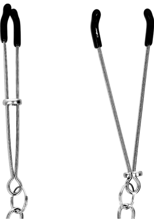 Μεταλλικοί σφιγκτήρες θηλών σε ασημί χρώμα