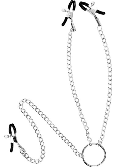 Μεταλλικοί σφιγκτήρες θηλών σε ασημί χρώμα