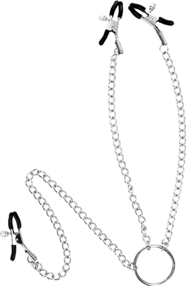 Μεταλλικοί σφιγκτήρες θηλών σε ασημί χρώμα