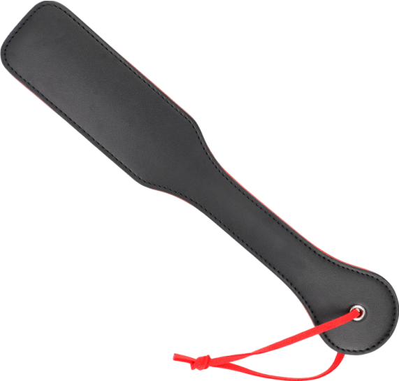 Κουπιά από δερματίνη σε κόκκινο χρώμα, μήκους 40 εκ.