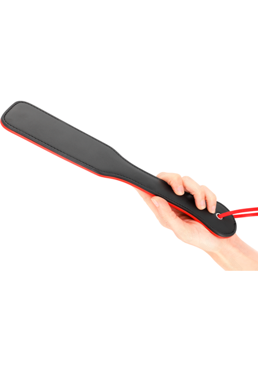 Κουπιά από δερματίνη σε κόκκινο χρώμα, μήκους 40 εκ.