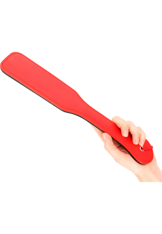 Κουπιά από δερματίνη σε κόκκινο χρώμα, μήκους 40 εκ.