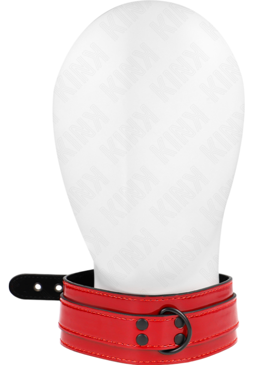 Κολάρο από δερματίνη σε κόκκινο χρώμα