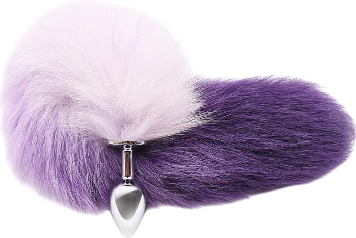 Σφήνα με ουρά από aλουμίνιο σε μοβ χρώμα, μήκους 40 εκ. και μέγιστης διαμέτρου 3 εκ.