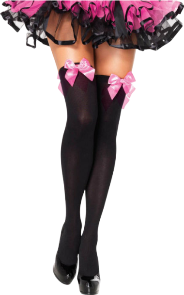 Κάλτσες ζαρτιέρας με καλτσοδέτα σιλικόνης από polyamide σε μαύρο χρώμα