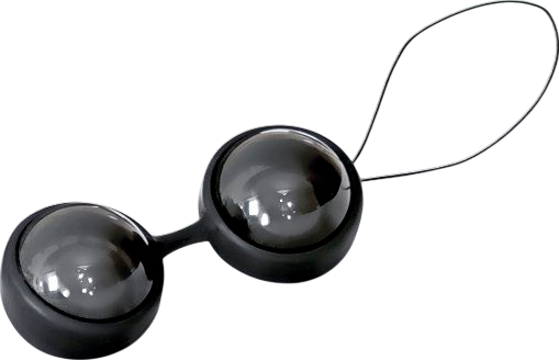 Kegel μπάλες από σιλικόνη σε μαύρο χρώμα, μέγιστης διαμέτρου 2,9 εκ.