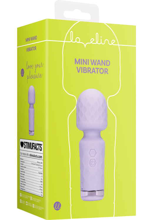 Δονητής μασάζ από σιλικόνη σε μοβ χρώμα, μήκους 11,4 εκ. και μέγιστης διαμέτρου 3,8 εκ.