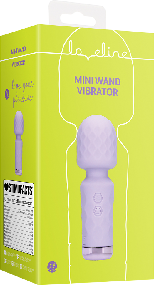 Δονητής μασάζ από σιλικόνη σε μοβ χρώμα, μήκους 11,4 εκ. και μέγιστης διαμέτρου 3,8 εκ.