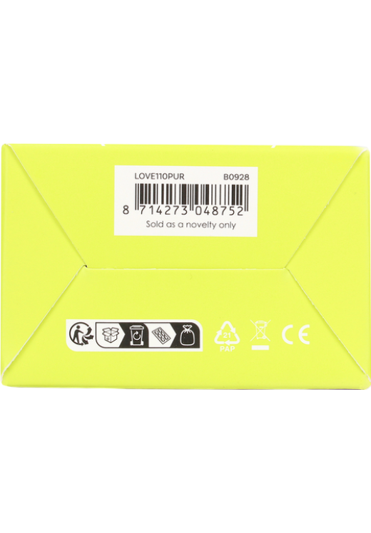 Δονητής μασάζ από σιλικόνη σε μοβ χρώμα, μήκους 11,4 εκ. και μέγιστης διαμέτρου 3,8 εκ.