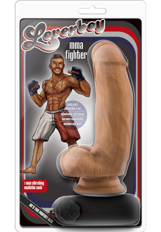 Ρεαλιστικός δονητής από pvc σε φυσικό χρώμα, μήκους 17,7 εκ. και μέγιστης διαμέτρου 4,4 εκ. με ενσύρματο κοντρόλ