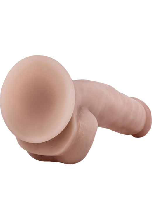 Ομοίωμα πέους από pvc σε φυσικό χρώμα, μήκους 21,6 εκ. και μέγιστης διαμέτρου 3,8 εκ.