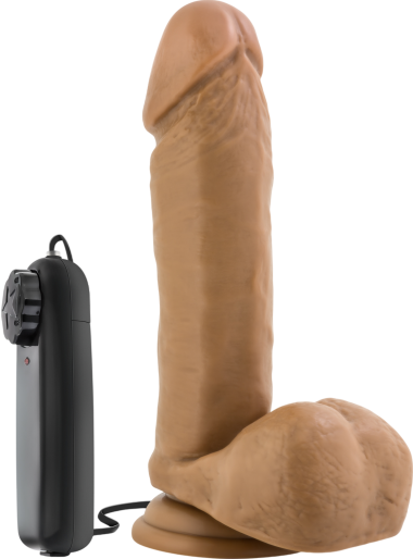 Ρεαλιστικός δονητής από pvc σε φούξια χρώμα, μήκους 20,3 εκ. και μέγιστης διαμέτρου 4,4 εκ. με ενσύρματο κοντρόλ