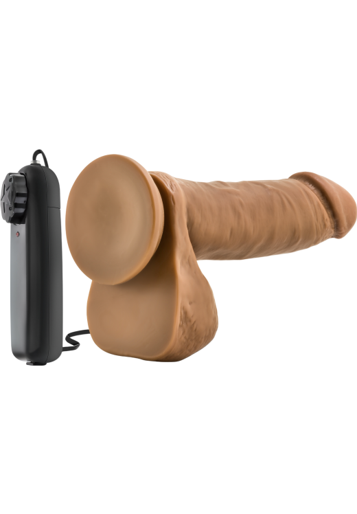 Ρεαλιστικός δονητής από pvc σε φούξια χρώμα, μήκους 20,3 εκ. και μέγιστης διαμέτρου 4,4 εκ. με ενσύρματο κοντρόλ