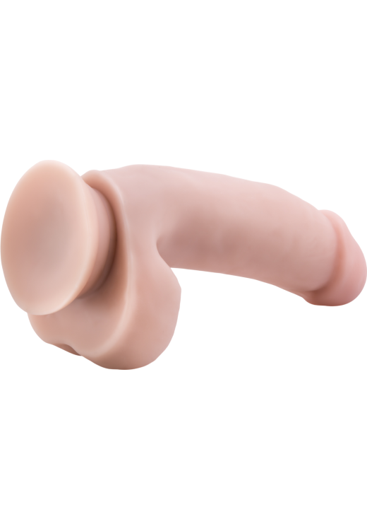 Ομοίωμα πέους από pvc σε μπεζ χρώμα, μήκους 18 εκ. και μέγιστης διαμέτρου 4,4 εκ.