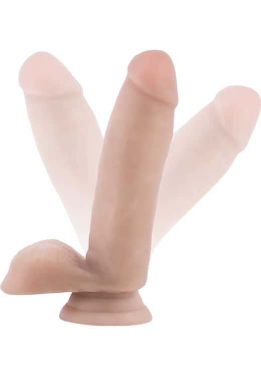 Ομοίωμα πέους από pvc σε φυσικό χρώμα, μήκους 17,7 εκ. και μέγιστης διαμέτρου 4,4 εκ.