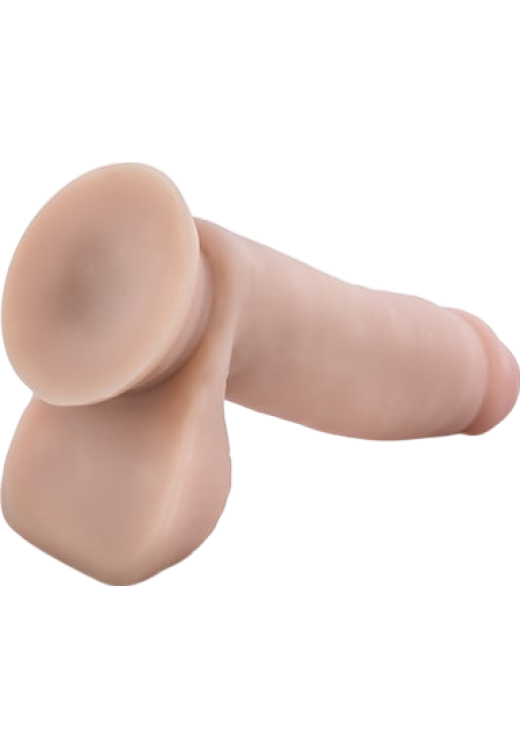 Ομοίωμα πέους από pvc σε φυσικό χρώμα, μήκους 17,7 εκ. και μέγιστης διαμέτρου 4,4 εκ.