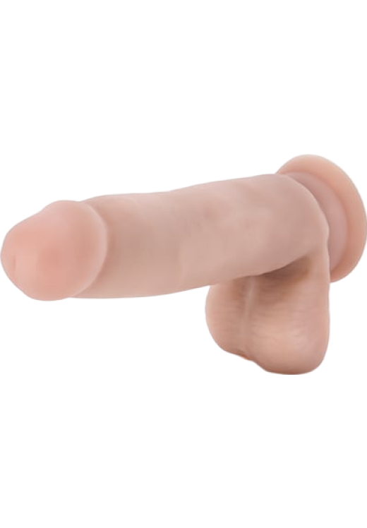 Ομοίωμα πέους από pvc σε φυσικό χρώμα, μήκους 17,7 εκ. και μέγιστης διαμέτρου 4,4 εκ.