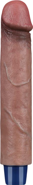 Ρεαλιστικός δονητής από σιλικόνη, μήκους 22,8 εκ, και μέγιστης διαμέτρου 4 εκ,