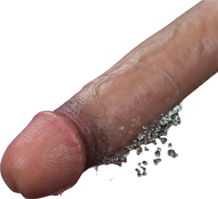 Ρεαλιστικός δονητής από σιλικόνη, μήκους 22,8 εκ, και μέγιστης διαμέτρου 4 εκ,