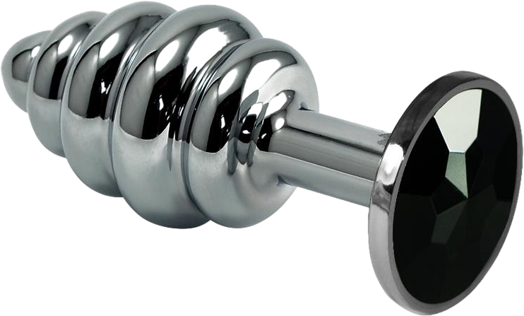 Σφήνα με κόσμημα από αλουμίνιο σε ασημί χρώμα, μήκους 6,8 εκ. και μέγιστης διαμέτρου 2,9 εκ.