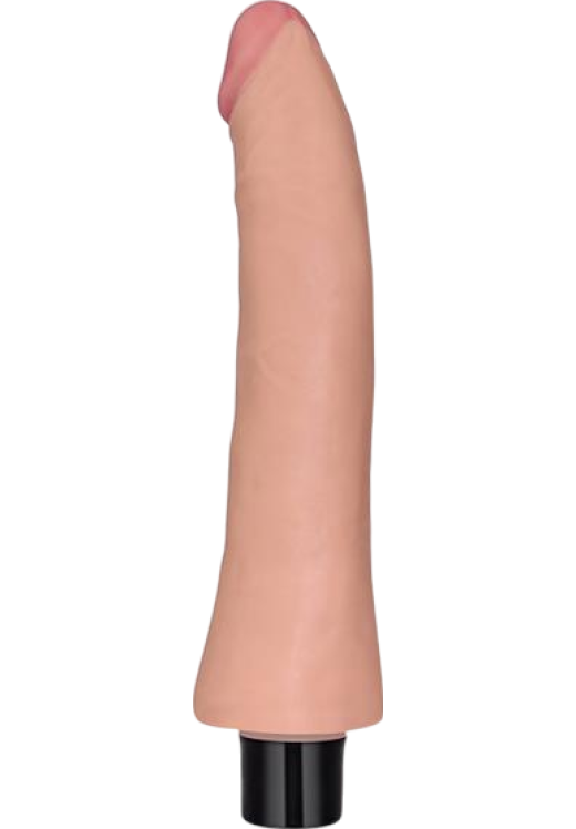 Ρεαλιστικός δονητής σε φυσικό χρώμα, μήκους 23 εκ, και μέγιστης διαμέτρου 3,8 εκ,