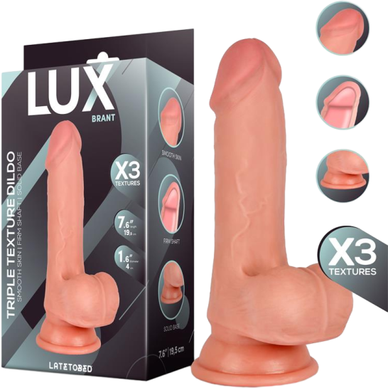 Ομοίωμα πέους από pvc σε φυσικό χρώμα, μήκους 19,5 εκ. και μέγιστης διαμέτρου 4 εκ.