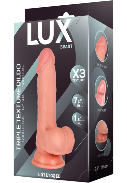 Ομοίωμα πέους από pvc σε φυσικό χρώμα, μήκους 19,5 εκ. και μέγιστης διαμέτρου 4 εκ.