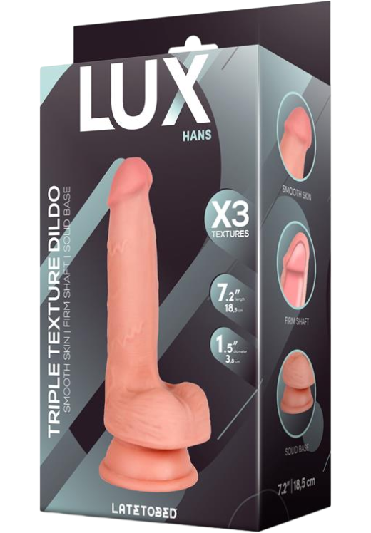 Ομοίωμα πέους από pvc σε φυσικό χρώμα, μήκους 18,5 εκ. και μέγιστης διαμέτρου 3,8 εκ.