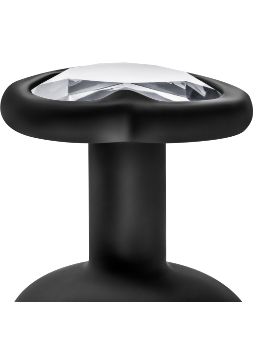 Σετ πρωκτικές σφήνες από σιλικόνη σε μαύρο χρώμα