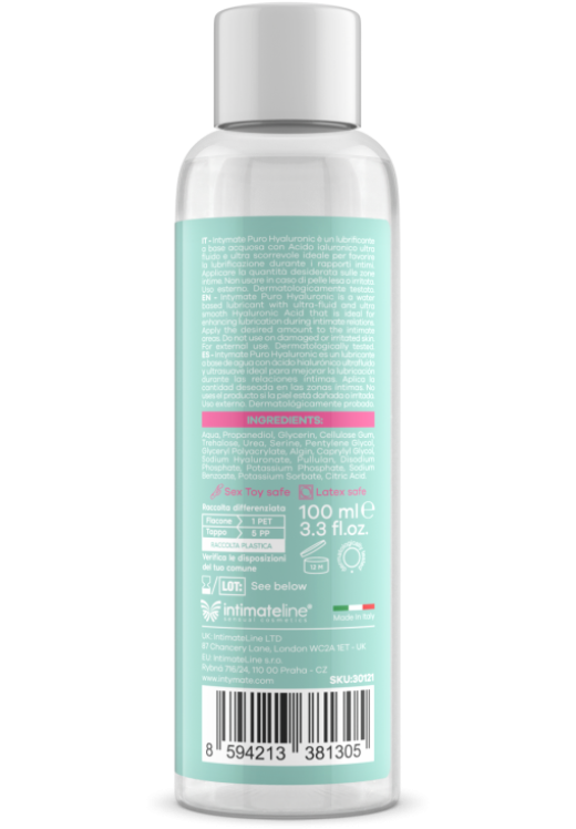 Λιπαντικό νερού με άρωμα ουδέτερο σε συσκευασία 100  ml