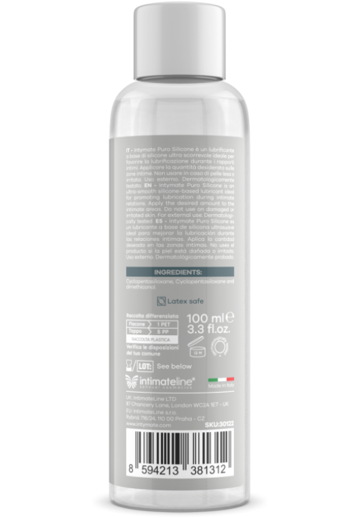 Λιπαντικό σιλικόνης με άρωμα ουδέτερο σε συσκευασία 100  ml