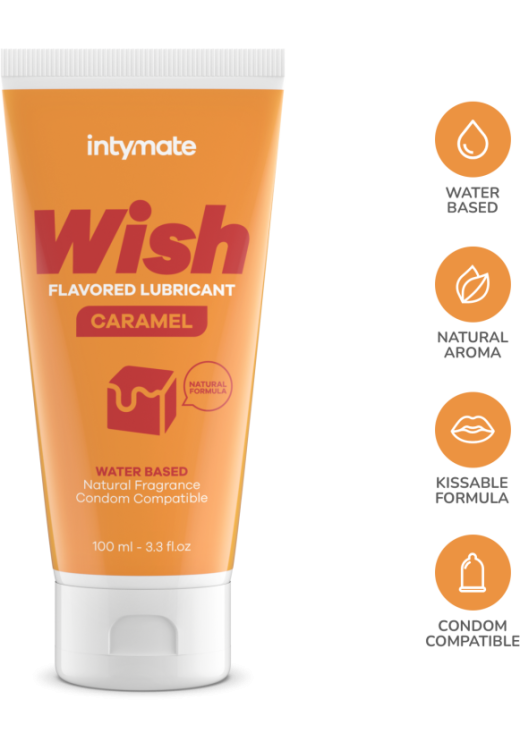 Λιπαντικό με γεύση καραμέλα σε συσκευασία 100  ml