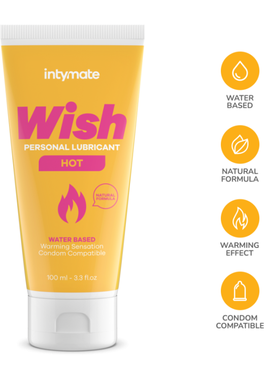 Θερμαντικό λιπαντικό με άρωμα ουδέτερο σε συσκευασία 100  ml σε φυσικό χρώμα