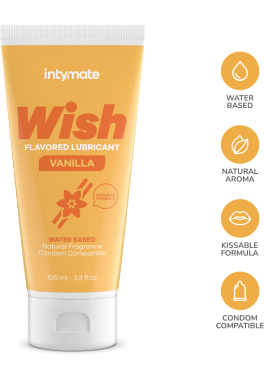 Λιπαντικό με γεύση βανίλια σε συσκευασία 100  ml