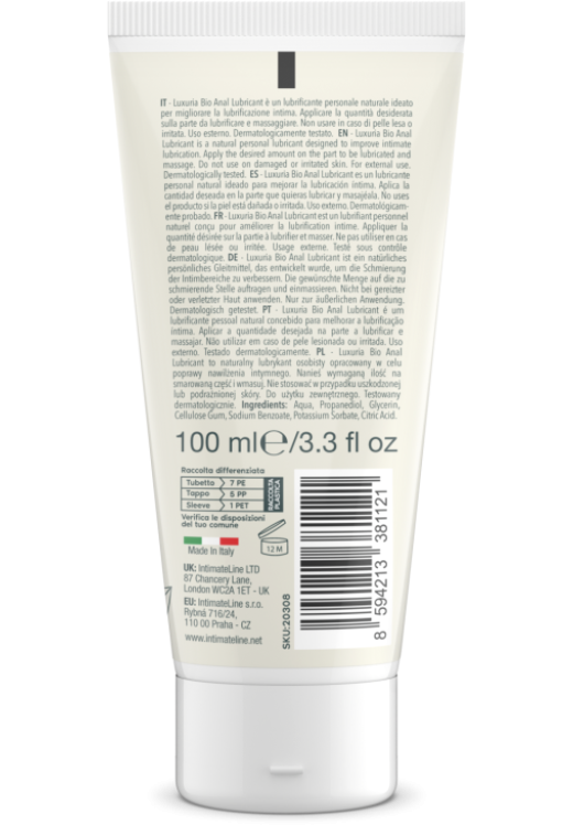 Πρωκτικό λιπαντικό με άρωμα ουδέτερο σε συσκευασία 100  ml