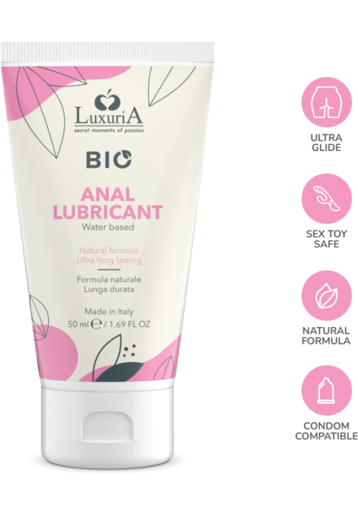 Πρωκτικό λιπαντικό σε συσκευασία 50 ml σε φυσικό χρώμα