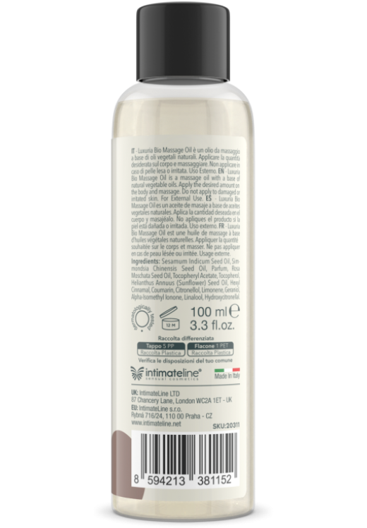 Λάδι μασάζ με άρωμα dark forest σε συσκευασία 100  ml