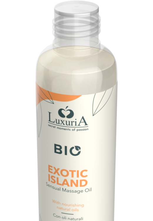 Λάδι μασάζ με άρωμα exotic island σε συσκευασία 100  ml