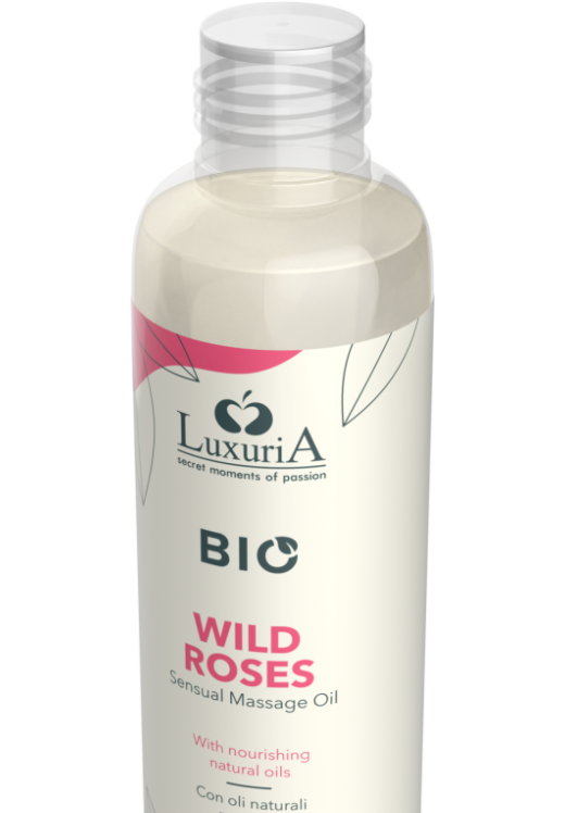 Λάδι μασάζ με άρωμα wild roses σε συσκευασία 100  ml