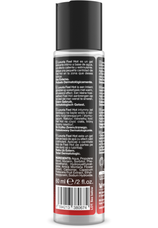 Θερμαντικό λιπαντικό με άρωμα ουδέτερο σε συσκευασία 60 ml