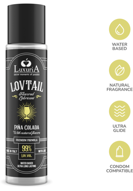 Λιπαντικό με άρωμα pina colada σε συσκευασία 60 ml