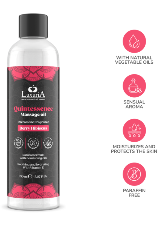 Λάδι μασάζ με άρωμα βατόμουρο σε συσκευασία 150 ml